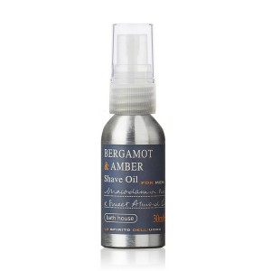 Skūšanās eļļa Bergamot & Amber 30ml